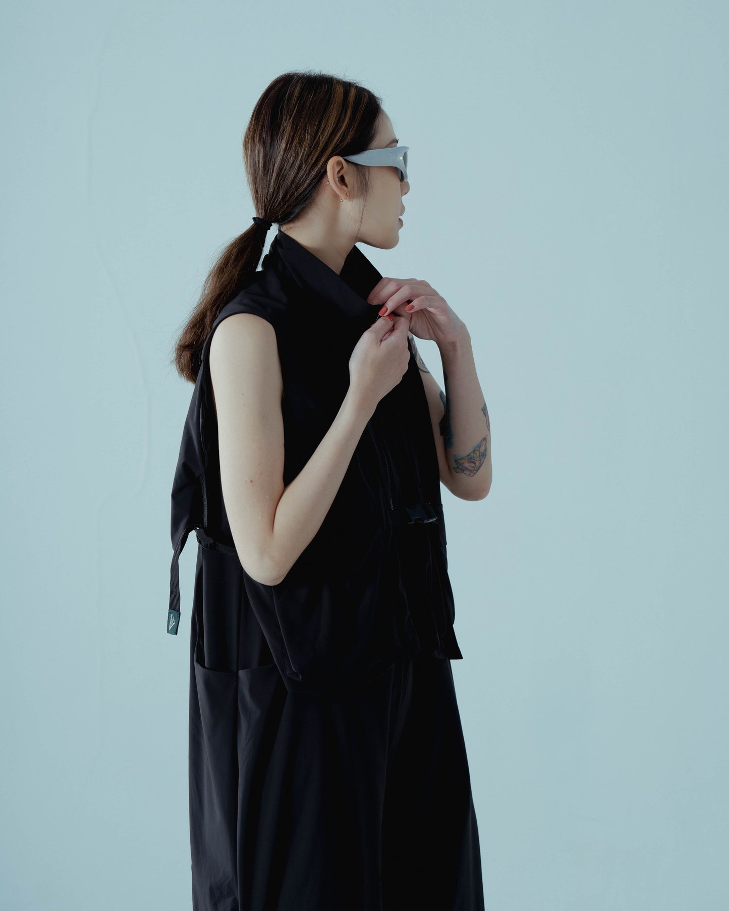 
                  
                    Flightsuit with Tactical Vest black【L23-16bk】
                  
                