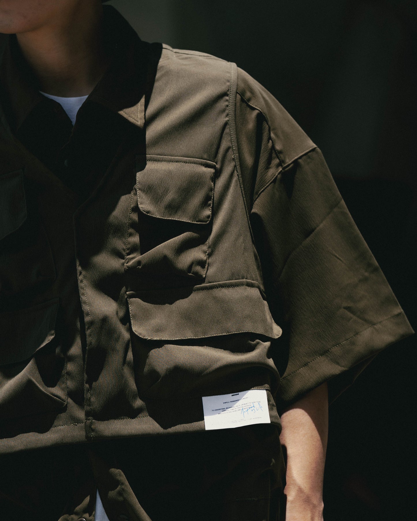 
                  
                    Half Cut Vest Olive【M23-06OL】
                  
                