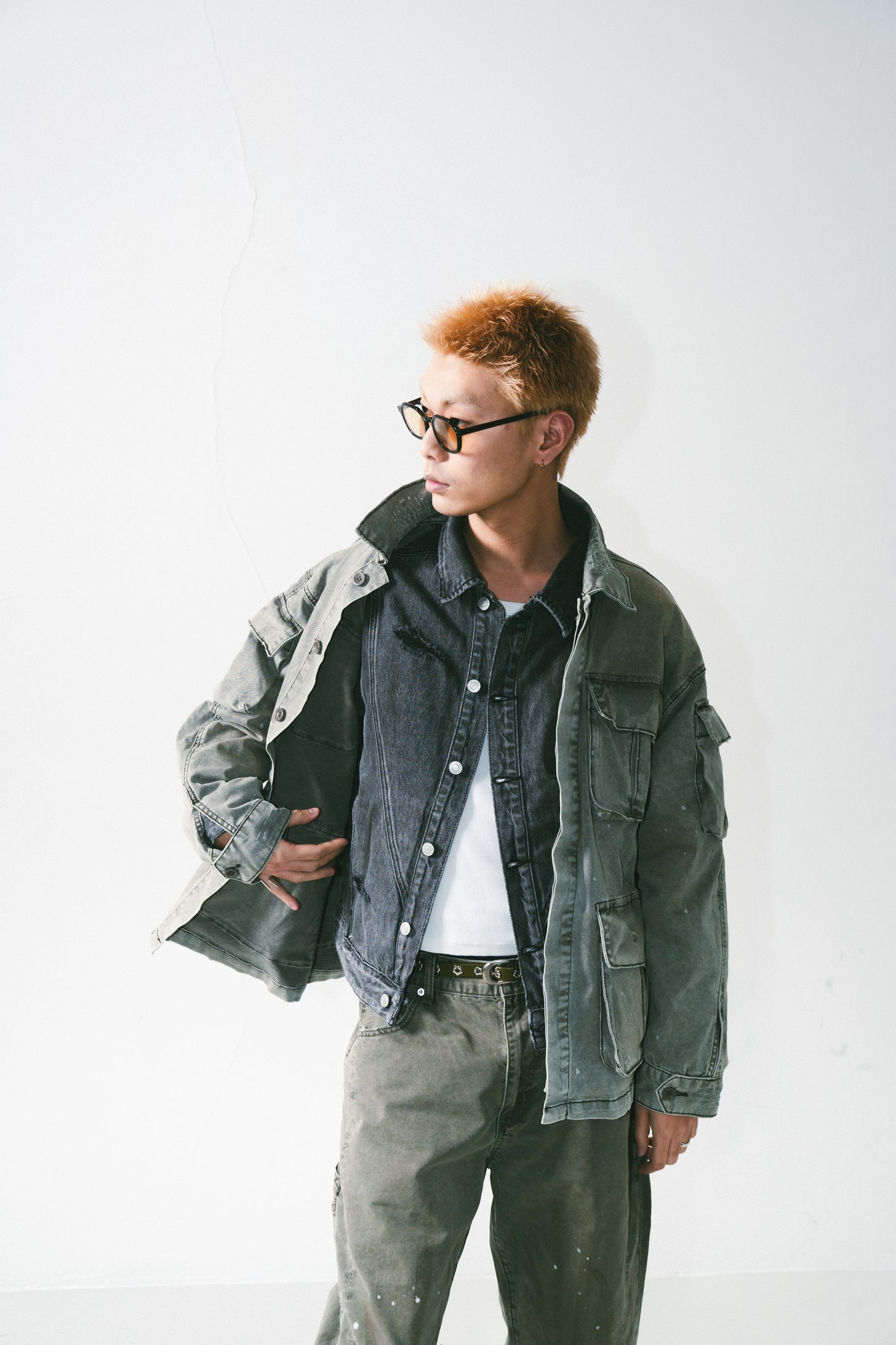 
                  
                    Faded Twisted Straight PT Drab Olive【M24-22DO】
                  
                