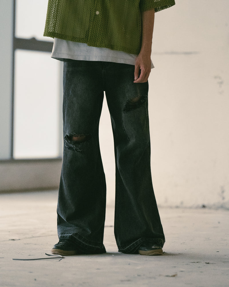 
                  
                    Low Rise Baggy Jeans Dark Grey【L23-45DG】
                  
                