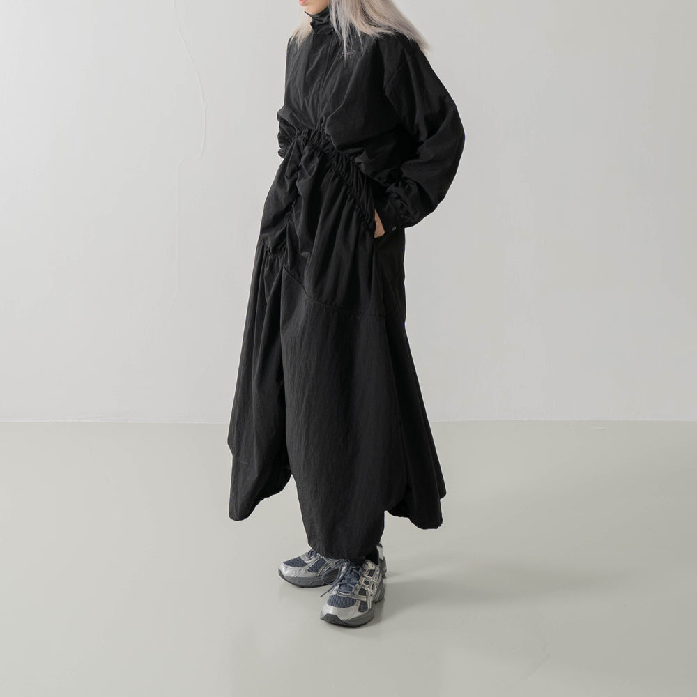 
                  
                    Irrgular Elastic Ruffle Dress Black 【L23-31BK】
                  
                