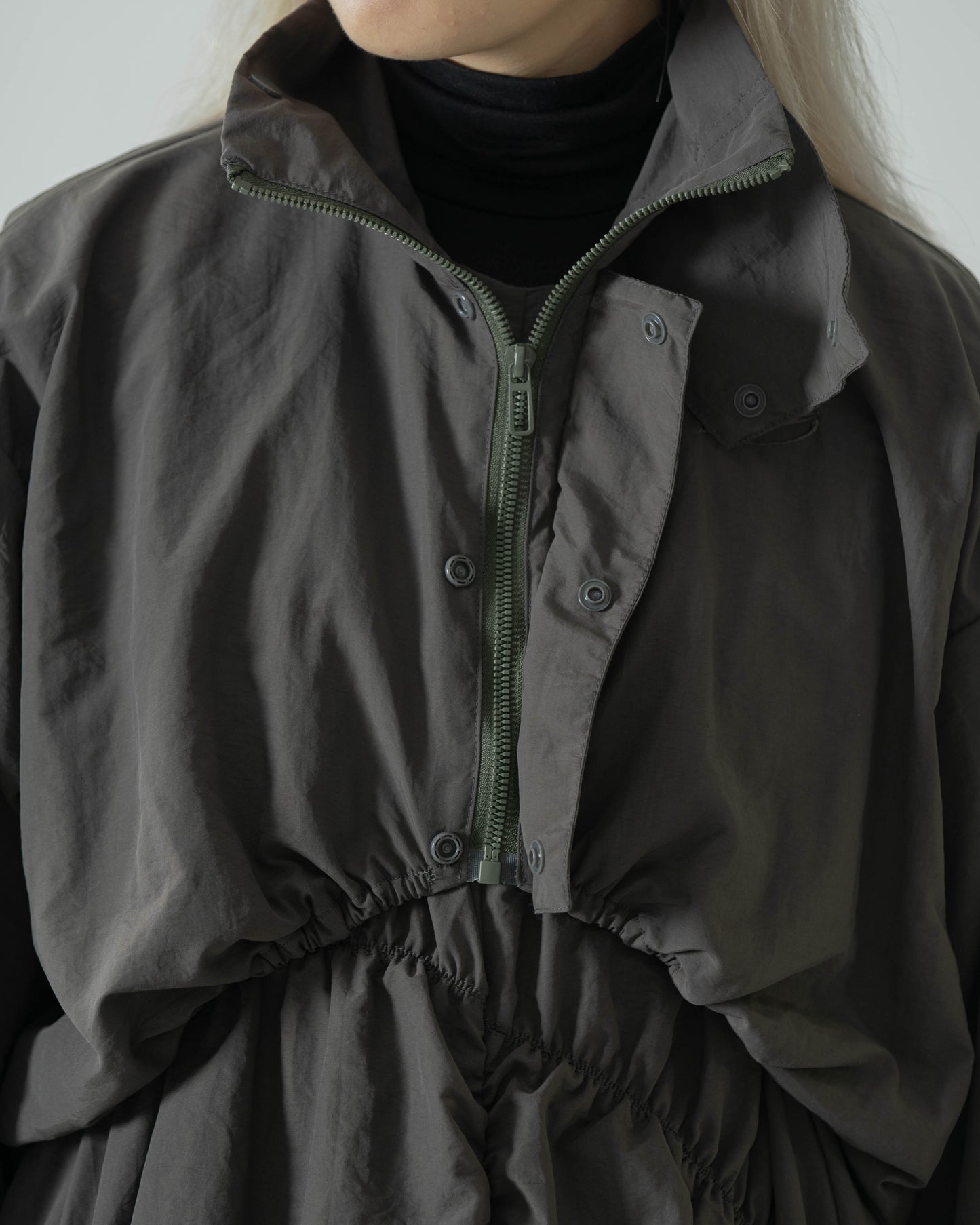 
                  
                    Irrgular Elastic Ruffle Dress Space Grey【L23-31SG】
                  
                