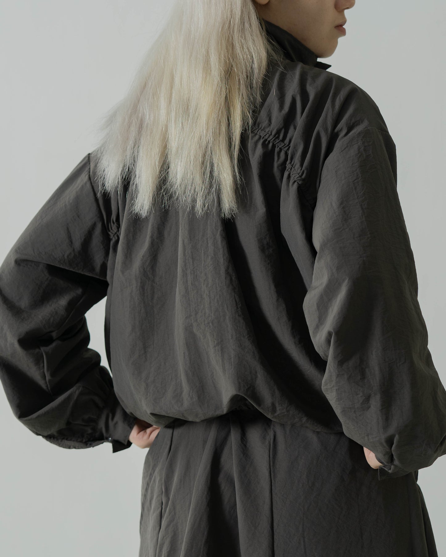 
                  
                    Irrgular Elastic Ruffle Dress Space Grey【L23-31SG】
                  
                