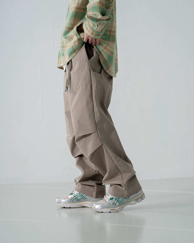 
                  
                    Wide Cut Tech Trousers Khaki【M23-53KA】
                  
                
