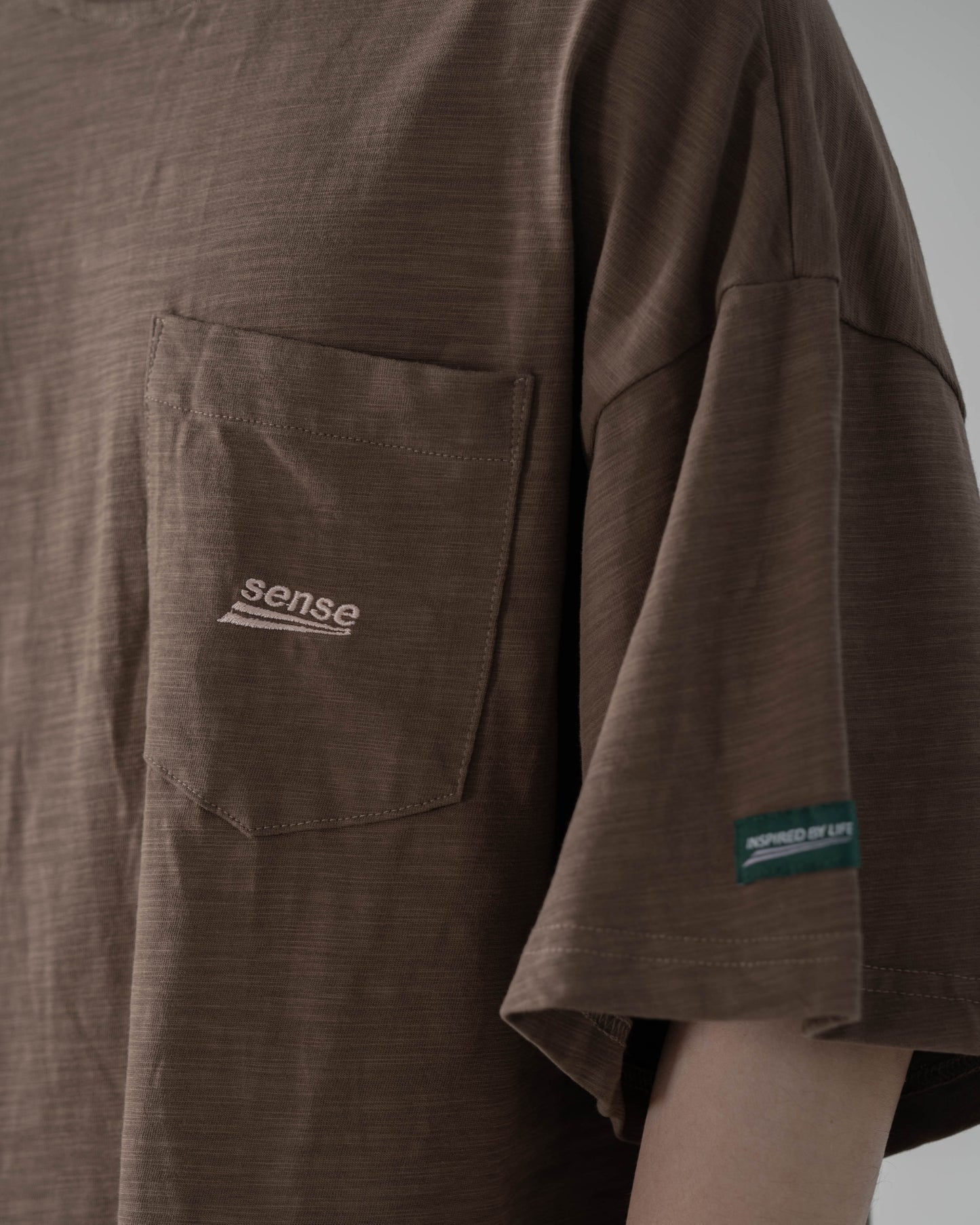 
                  
                    Slub Cotton Pocket SS Brown【M23-T08BR】
                  
                