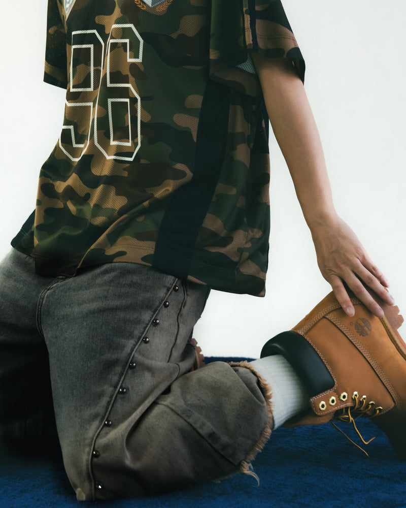 
                  
                    Twist Amphibole Jorts Charcoal【L25-20CH】
                  
                