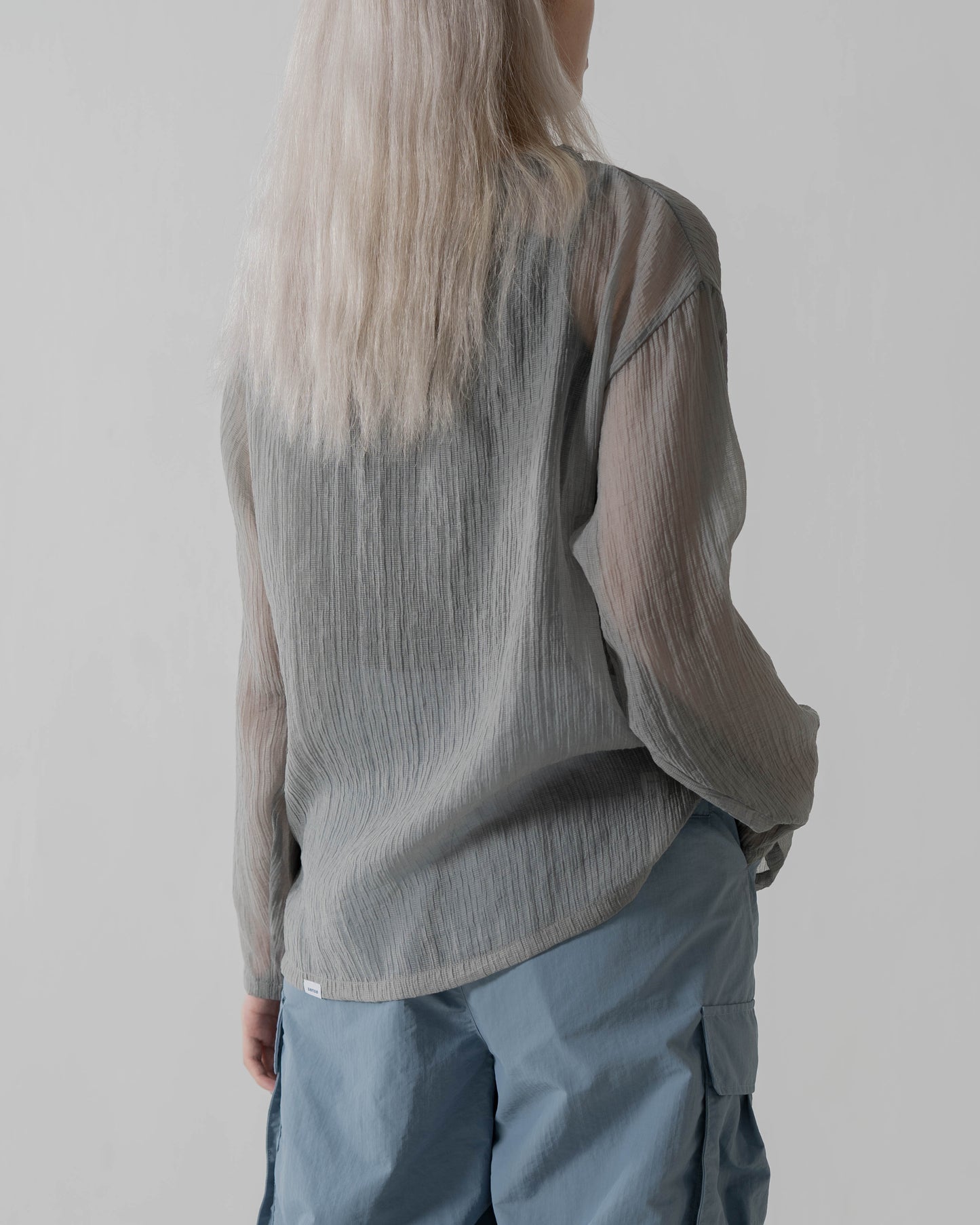 
                  
                    Long Sleeve Textured Top Grey【L23-47GY】
                  
                