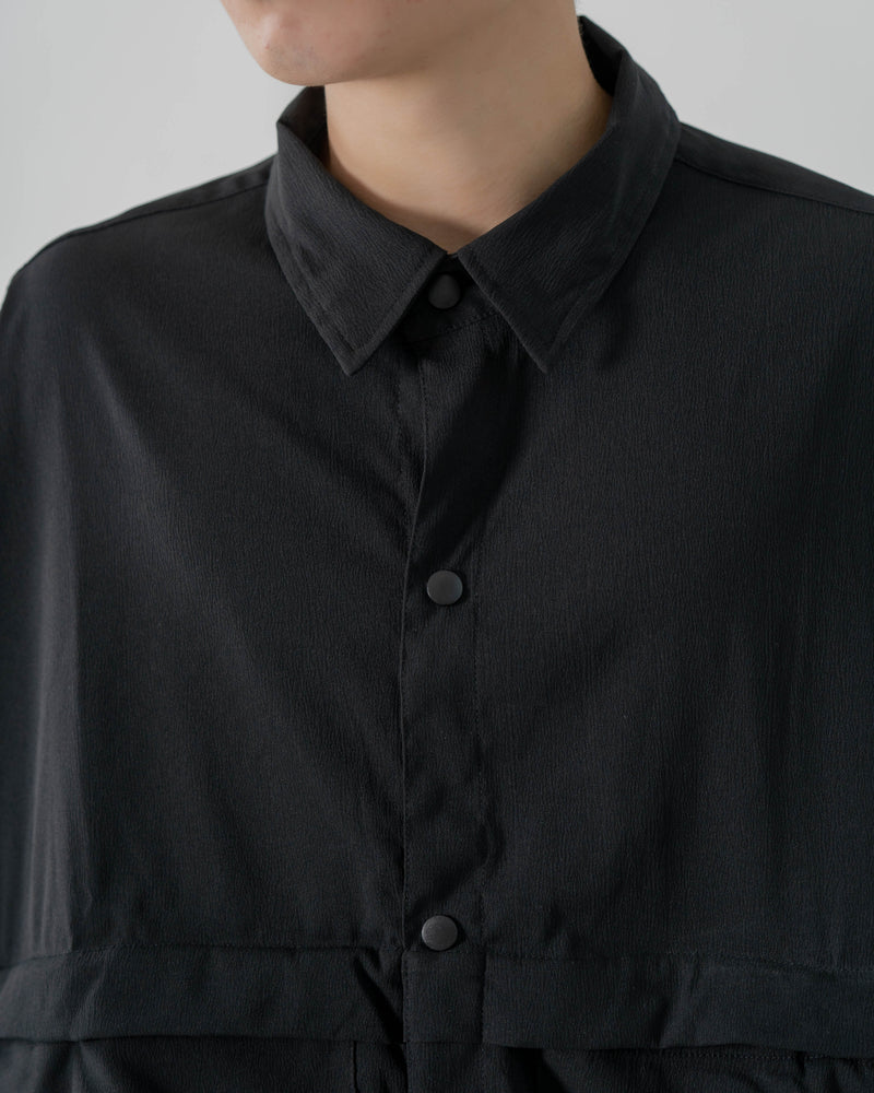
                  
                    Flad Pocket LS Shirt Black【M22-46BK】
                  
                
