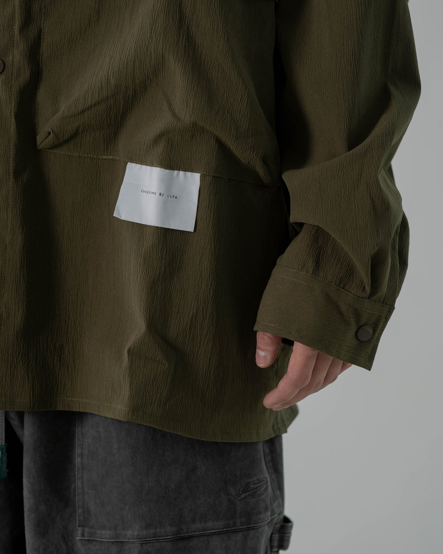 
                  
                    Flad Pocket LS Shirt Olive【M22-46OL】
                  
                