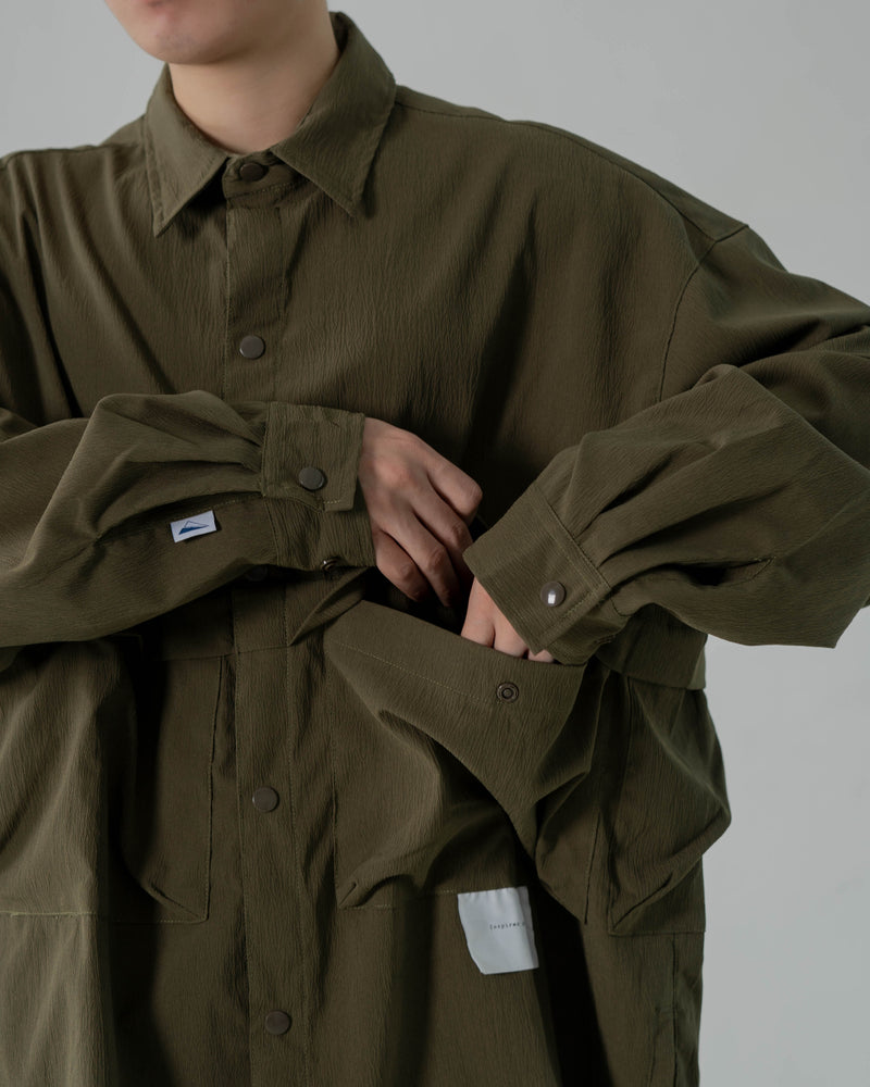 
                  
                    Flad Pocket LS Shirt Olive【M22-46OL】
                  
                