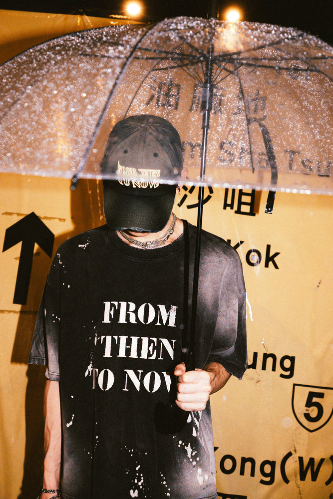 
                  
                    Wash Fade Slogan SS Black【SENXTM-T01BK】
                  
                