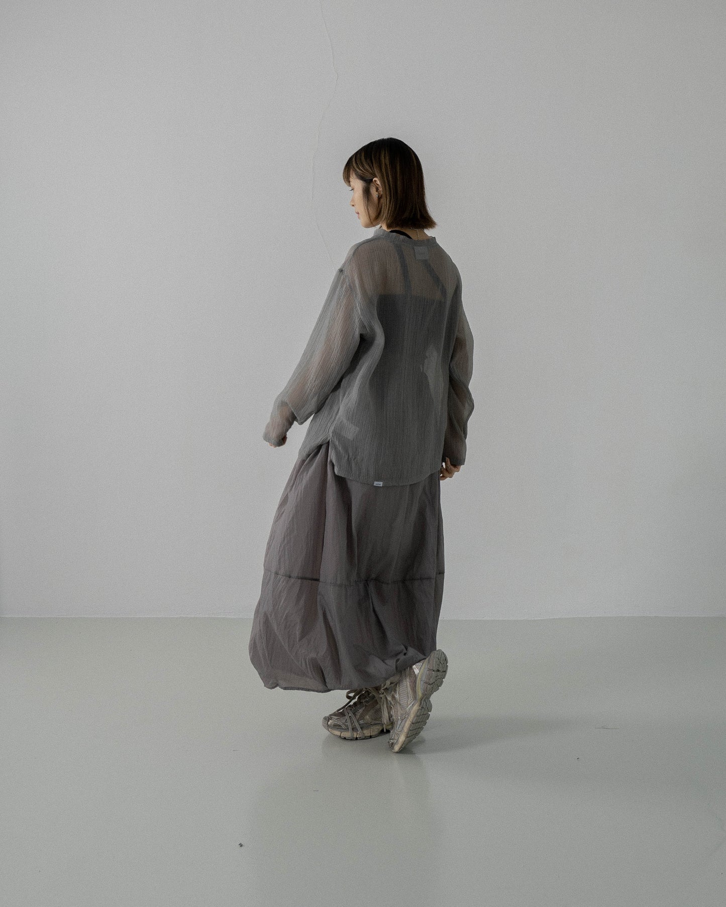 
                  
                    Flounce Puffy Full Skirt Steel Grey【L23-18ST】
                  
                