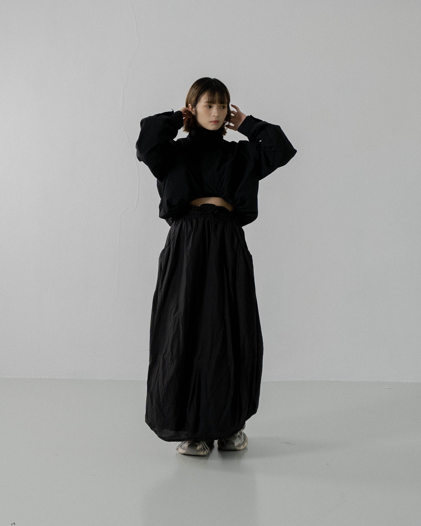 
                  
                    Flounce Puffy Full Skirt Black【L23-18bk】
                  
                