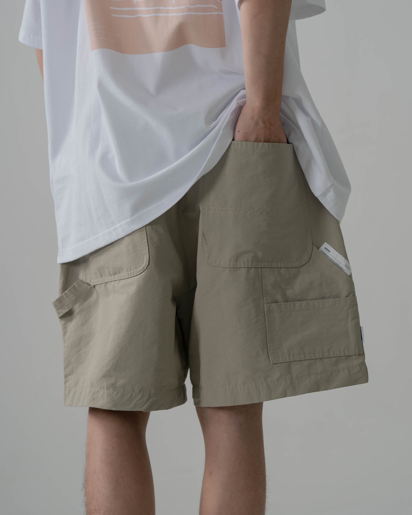 
                  
                    Wide Work Chino Shorts Khaki 【M23-27KA】
                  
                