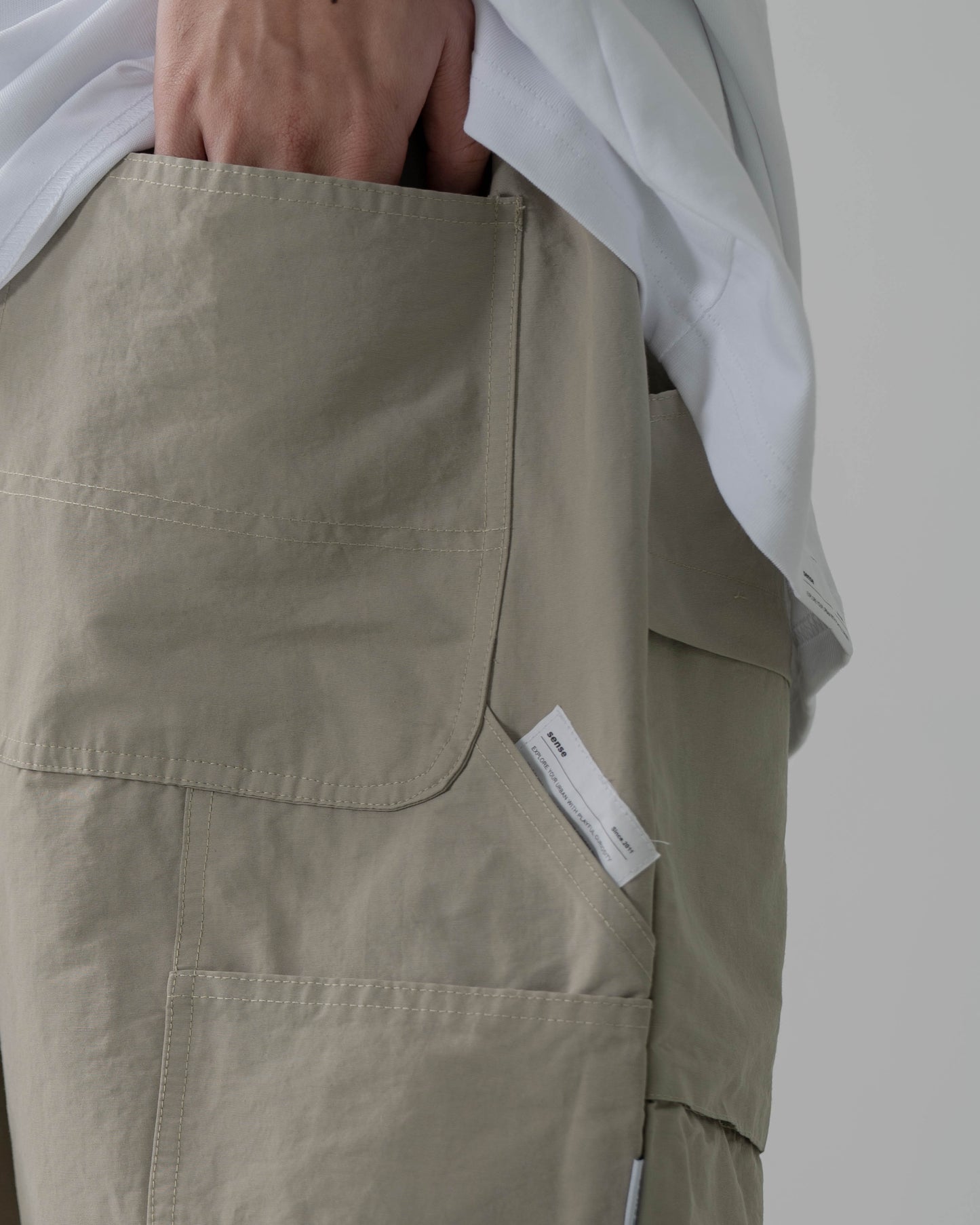 
                  
                    Wide Work Chino Shorts Khaki 【M23-27KA】
                  
                