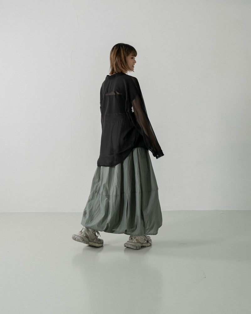 
                  
                    Flounce Puffy Full Skirt Mint Green【L23-18mg】
                  
                