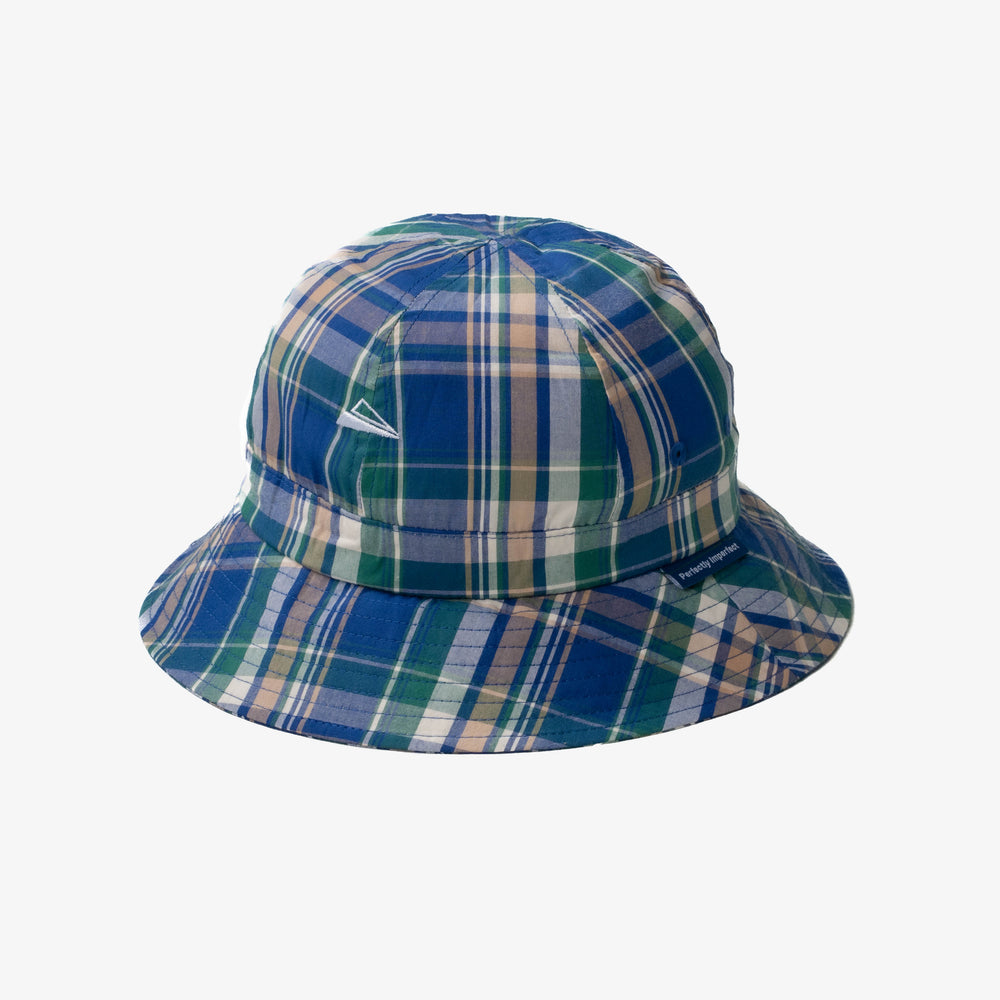 Madras Checker Bucket Hat multi blue【M23-acc001mb】