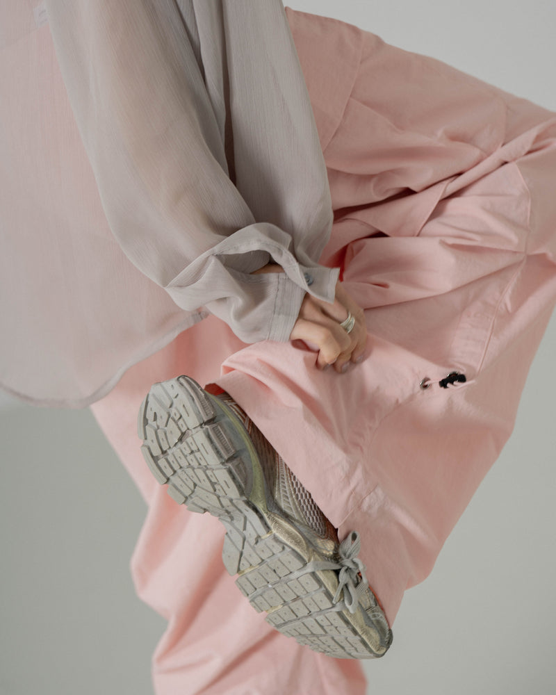 
                  
                    Wide Cut Parachute Cargo Pants Crepe Pink【L23-38CP】
                  
                