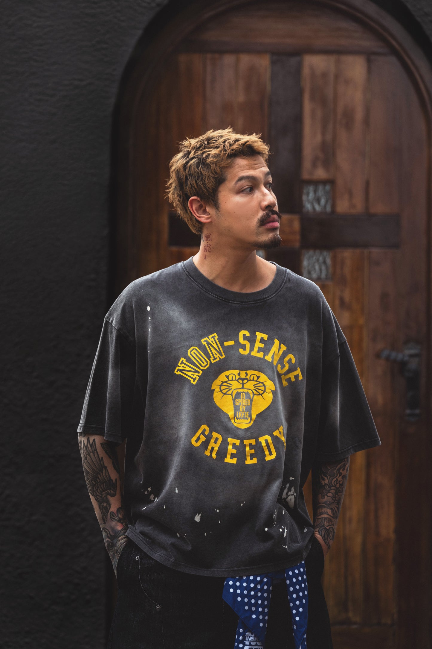 
                  
                    Wild Nonsense Splatter Tee Charcoal【Nonsense-T01CH】
                  
                