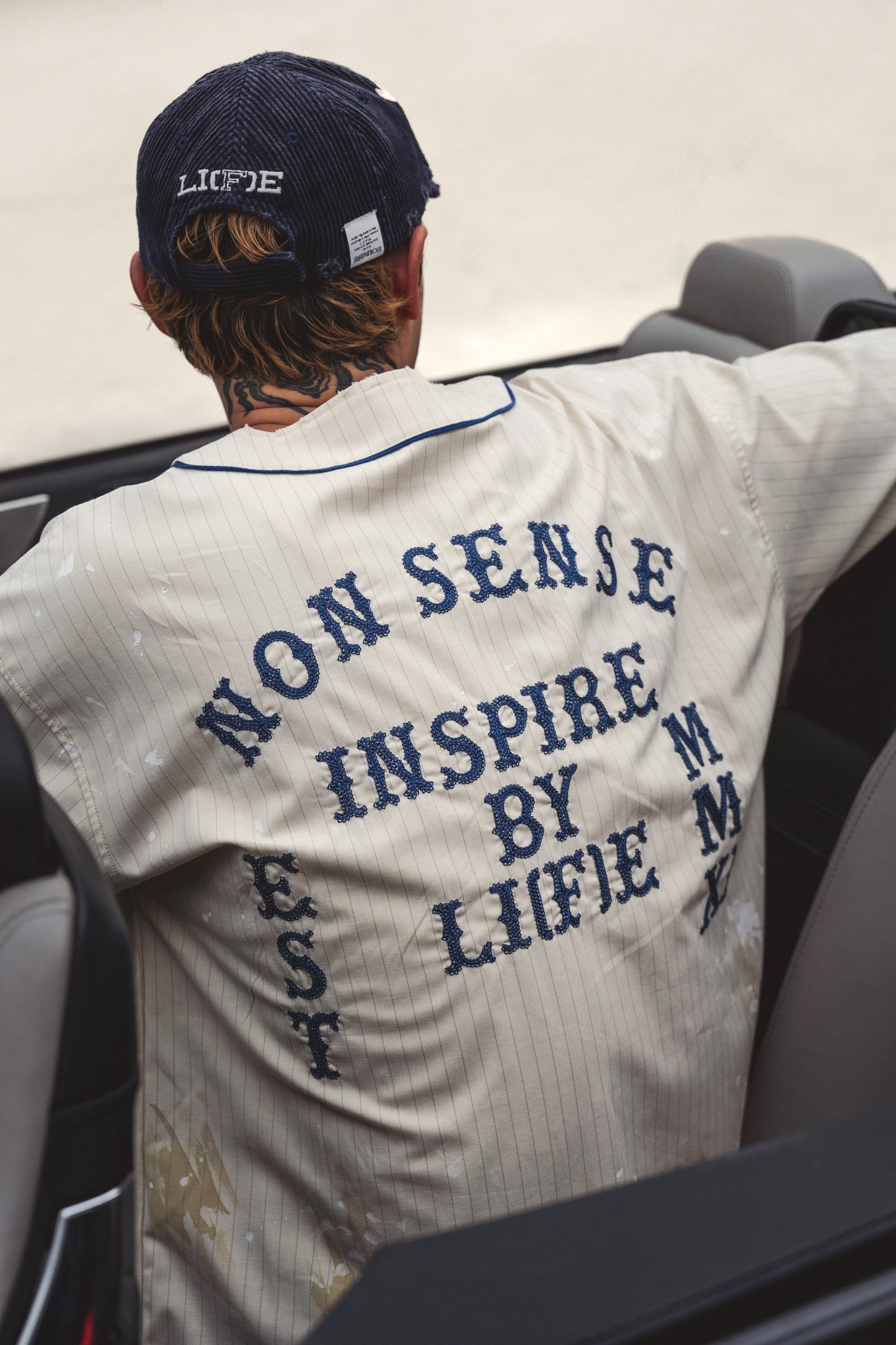 
                  
                    Chain-Stitch Baseball Jersey Cream【Nonsense-01CM】
                  
                