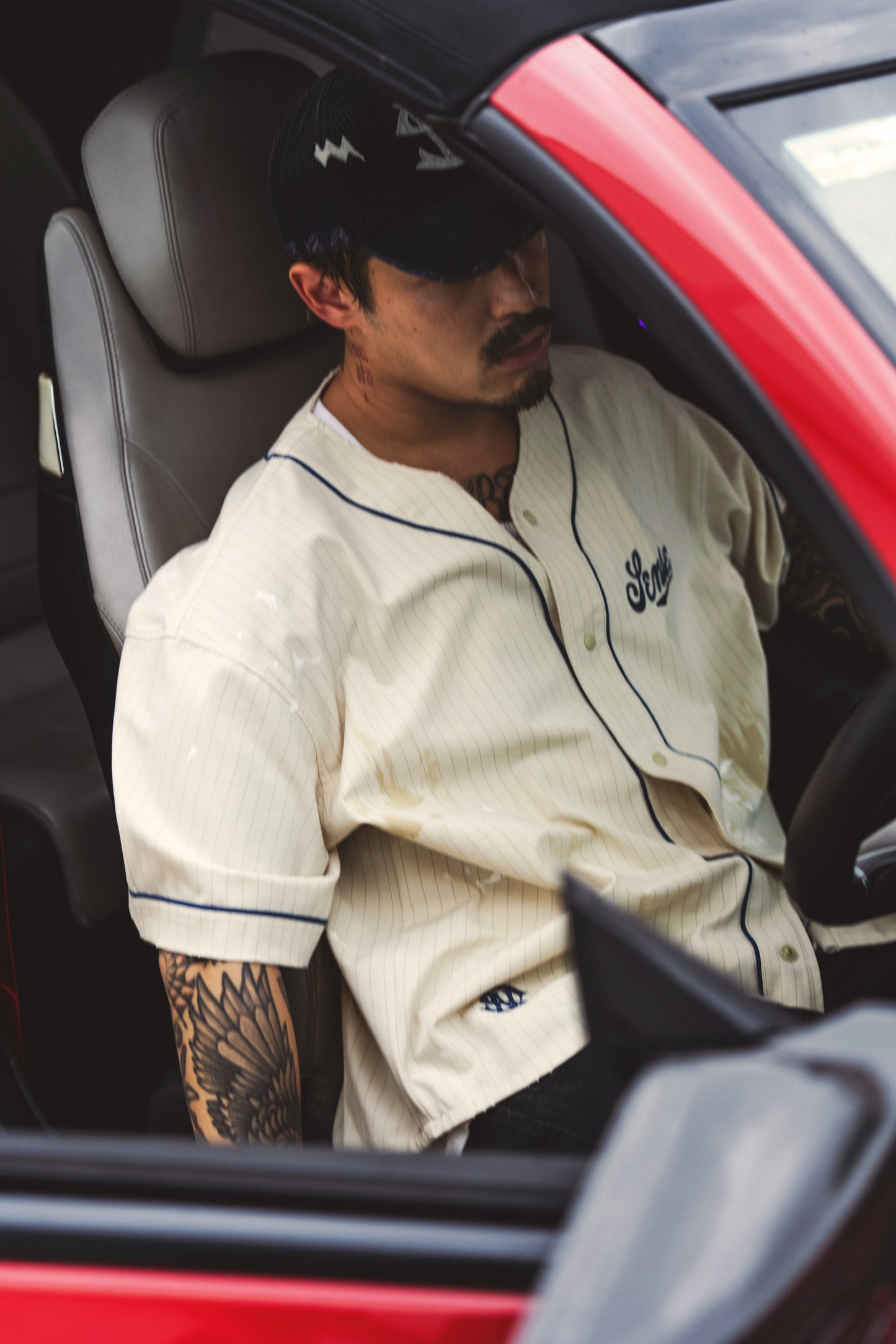 
                  
                    Chain-Stitch Baseball Jersey Cream【Nonsense-01CM】
                  
                