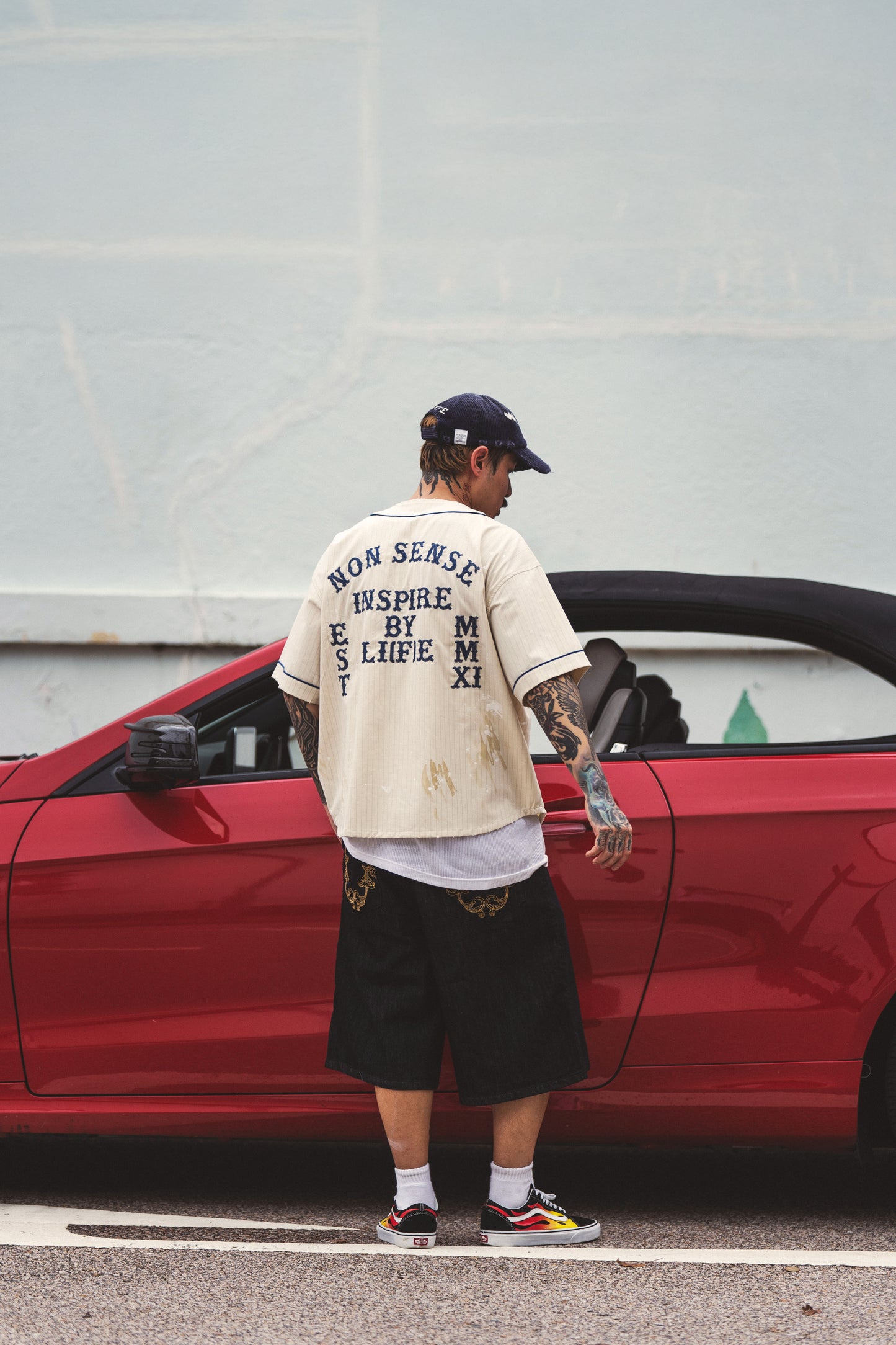 
                  
                    Chain-Stitch Baseball Jersey Cream【Nonsense-01CM】
                  
                