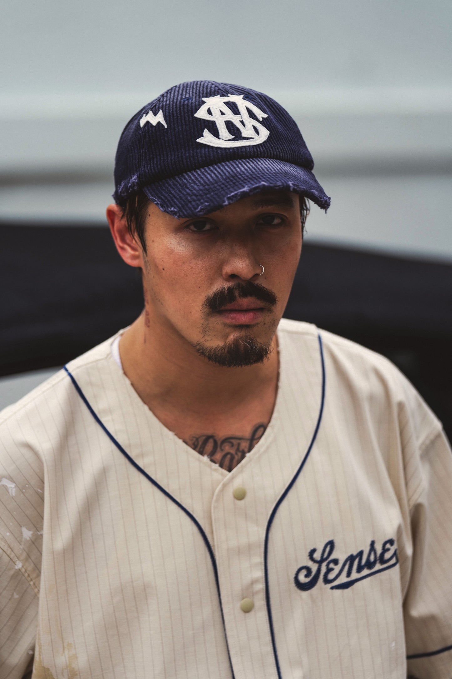 
                  
                    Chain-Stitch Baseball Jersey Cream【Nonsense-01CM】
                  
                
