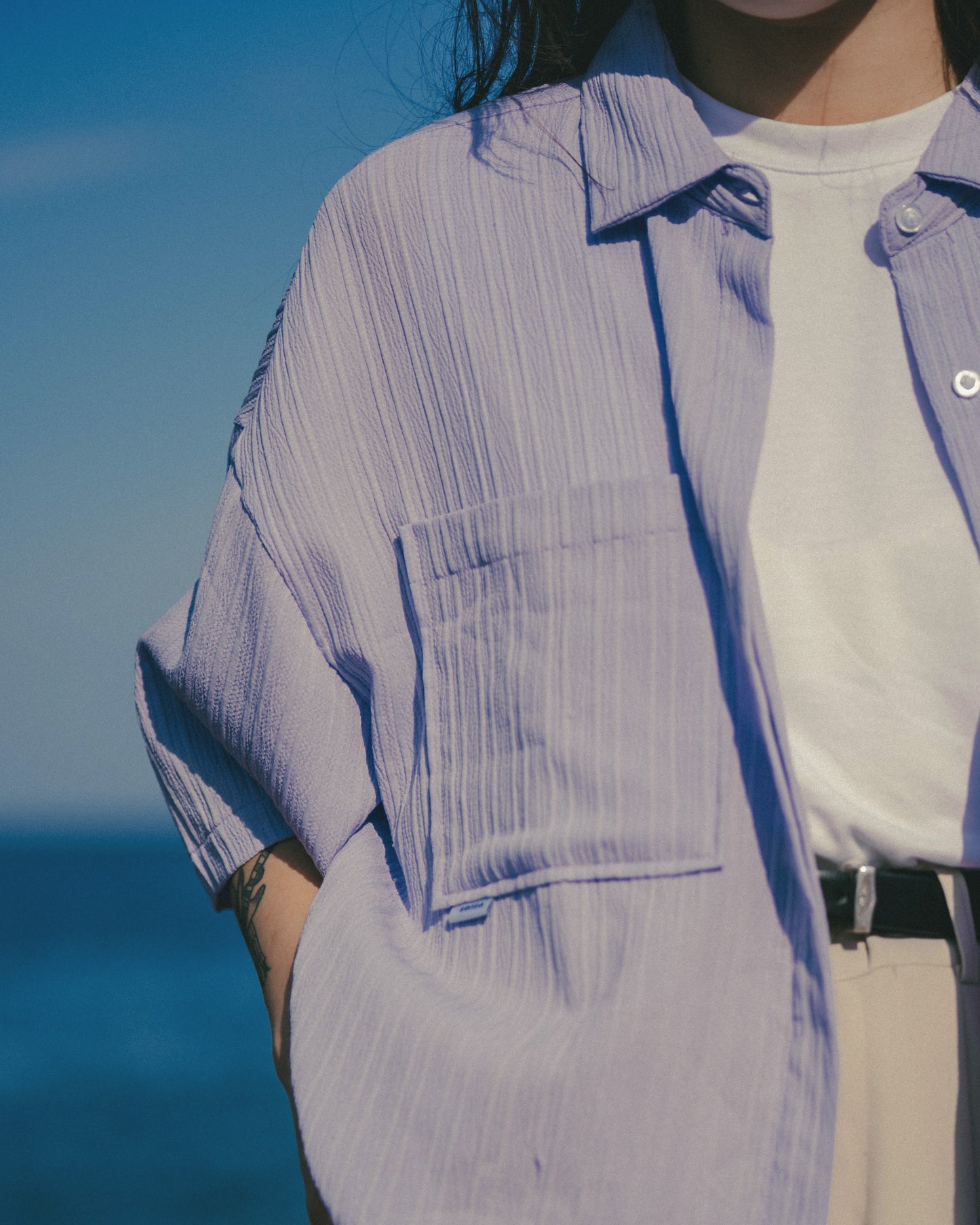 
                  
                    Jacquard SS Shirt Mauve Purple【L23-20MP】
                  
                