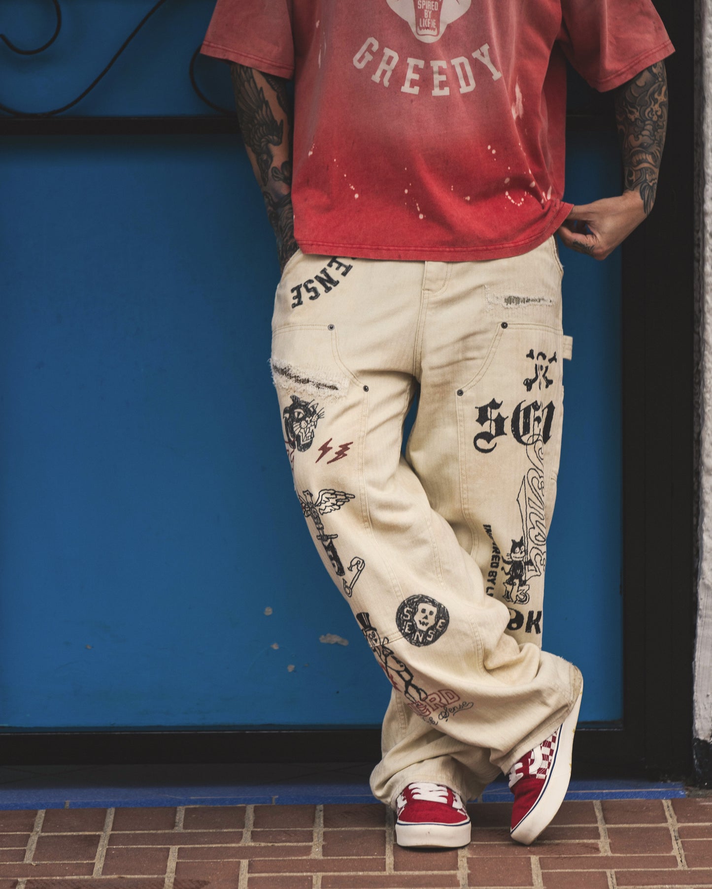 
                  
                    Wild Nonsense Splatter Tee Red【Nonsense-T01RD】
                  
                