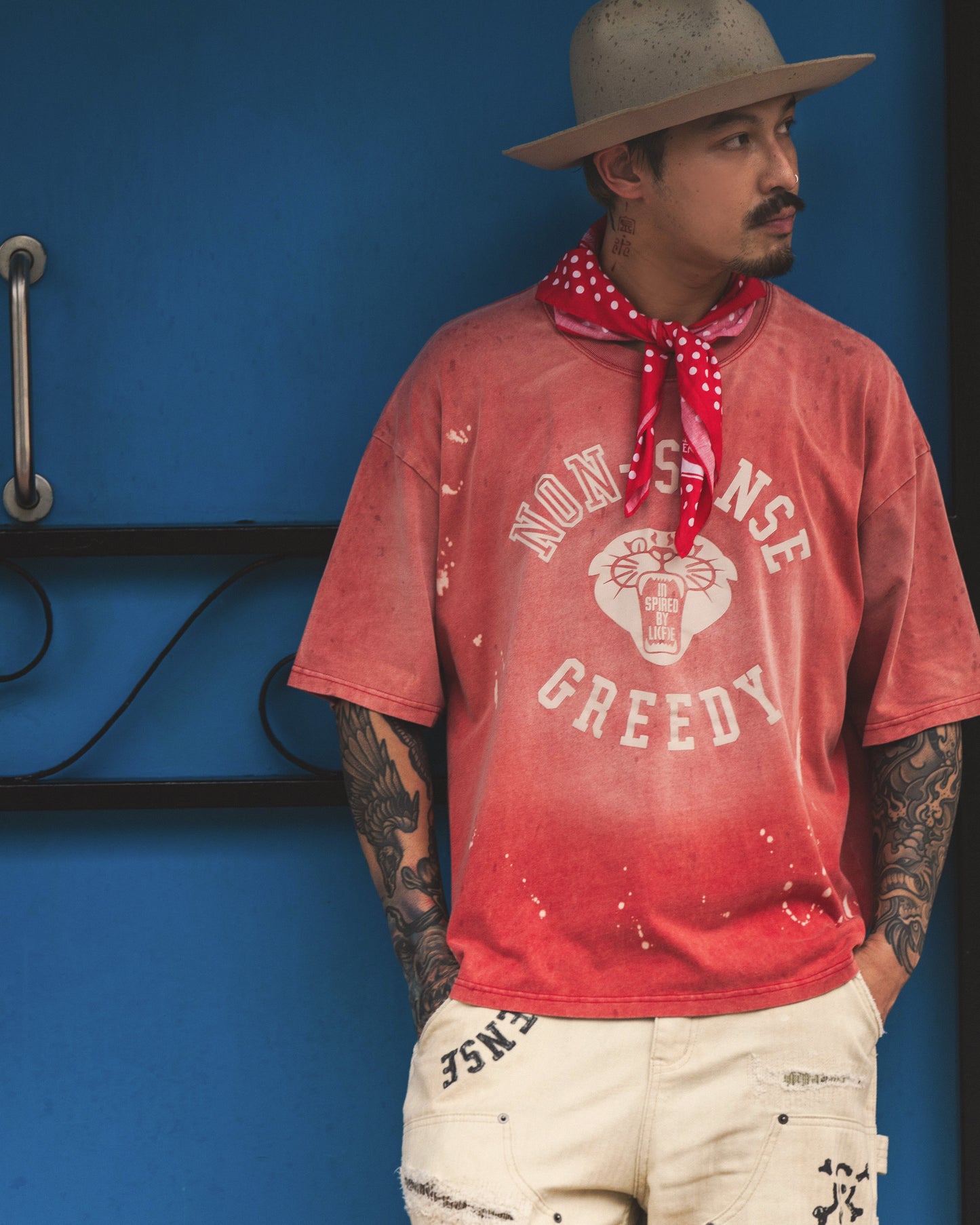 
                  
                    Wild Nonsense Splatter Tee Red【Nonsense-T01RD】
                  
                