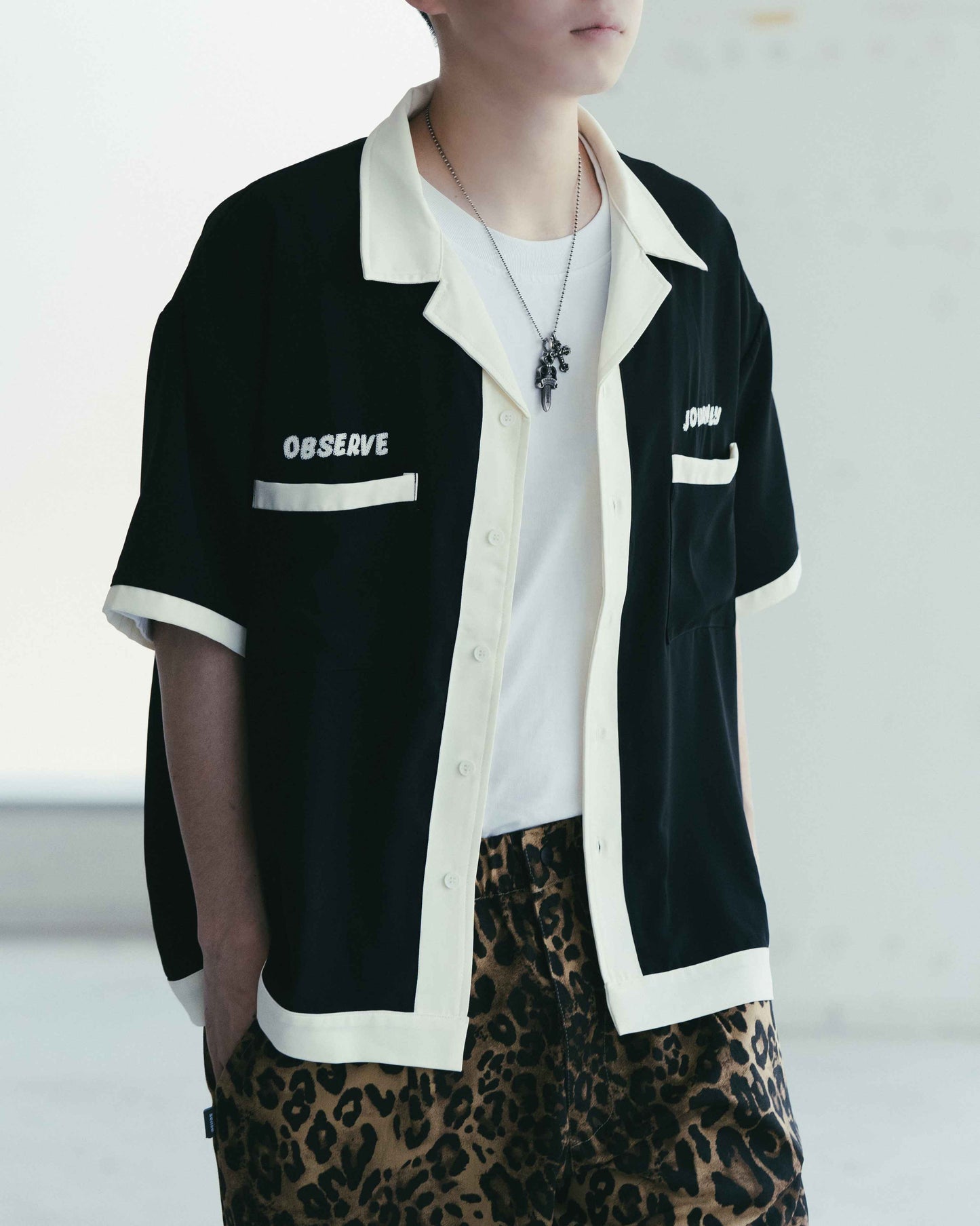 
                  
                    SNE Bowling Shirt Black【M24-16BK】
                  
                