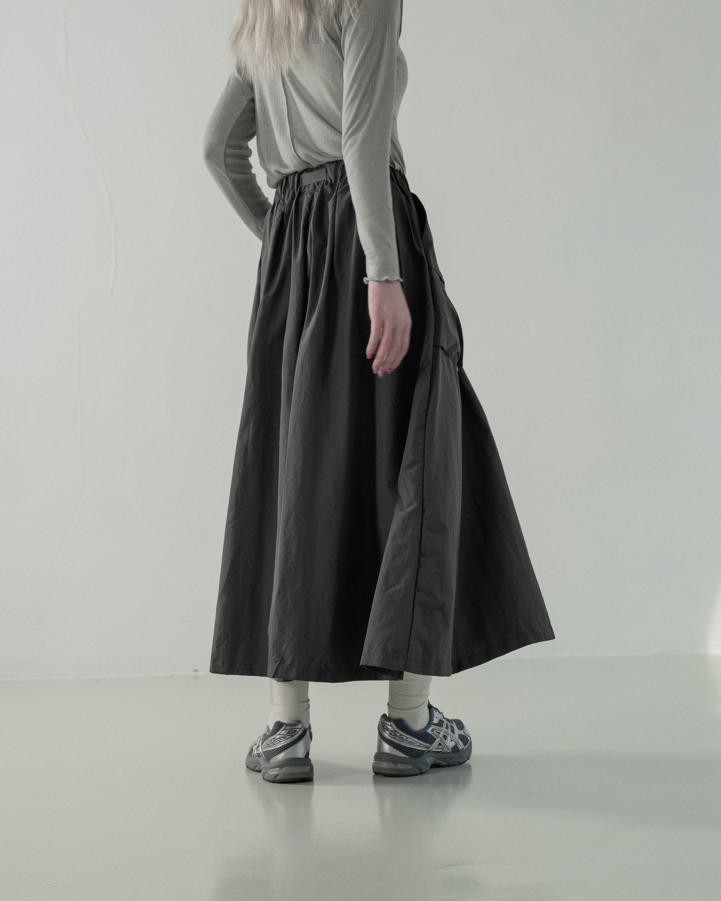 
                  
                    High Neck Light Cotton Top Grey【L23-40GY】
                  
                