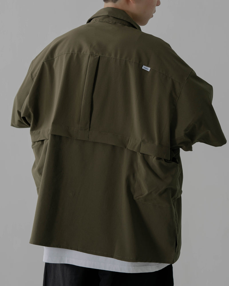 
                  
                    Flad Pocket Shirts Olive【M23-05OL】
                  
                