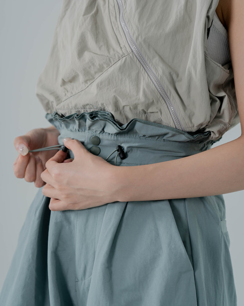 
                  
                    Waffle High Waist Pants Drizzle Green【L23-11DG】
                  
                