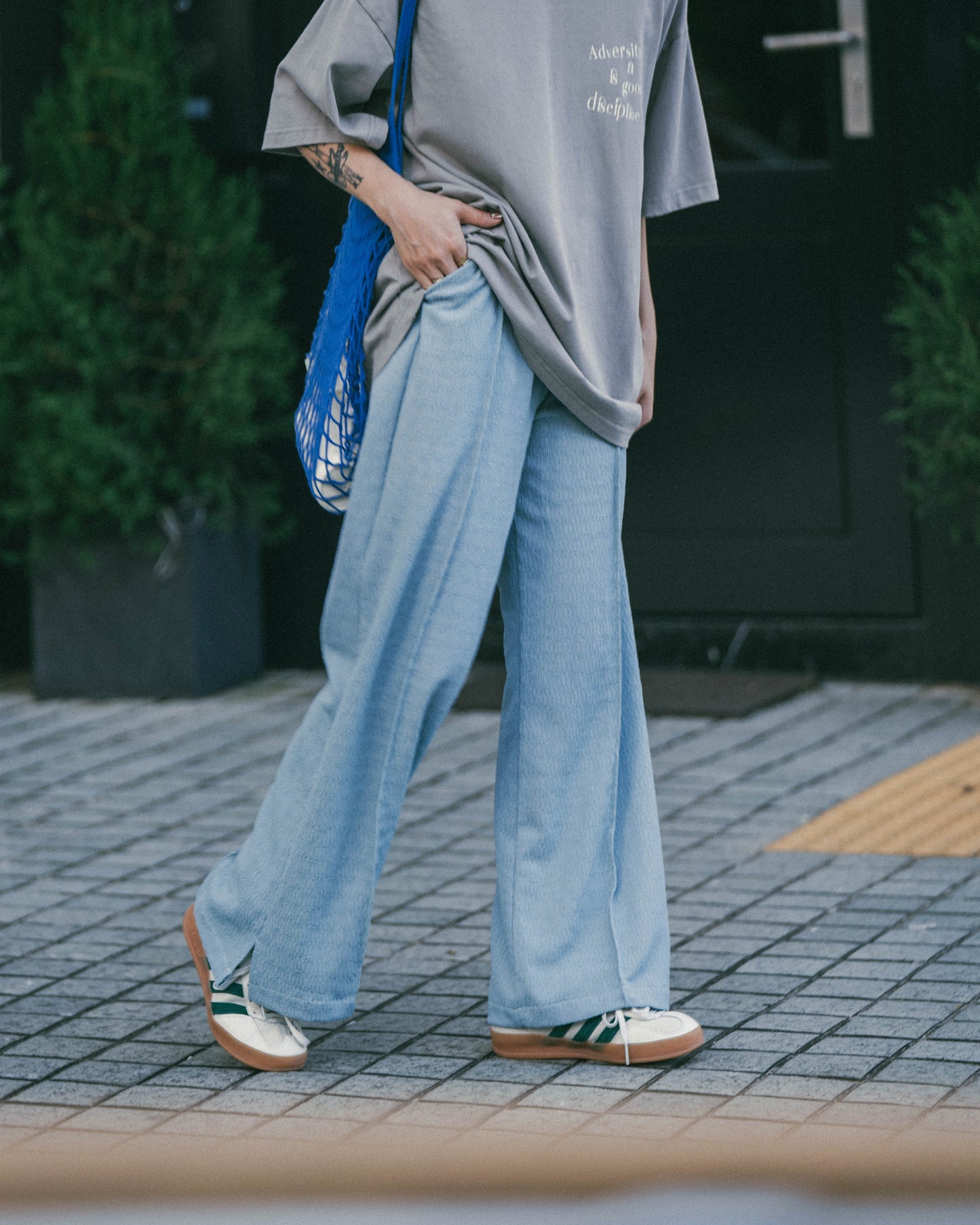 
                  
                    HW Seersucker Pant Skyblue【L23-24BL】
                  
                