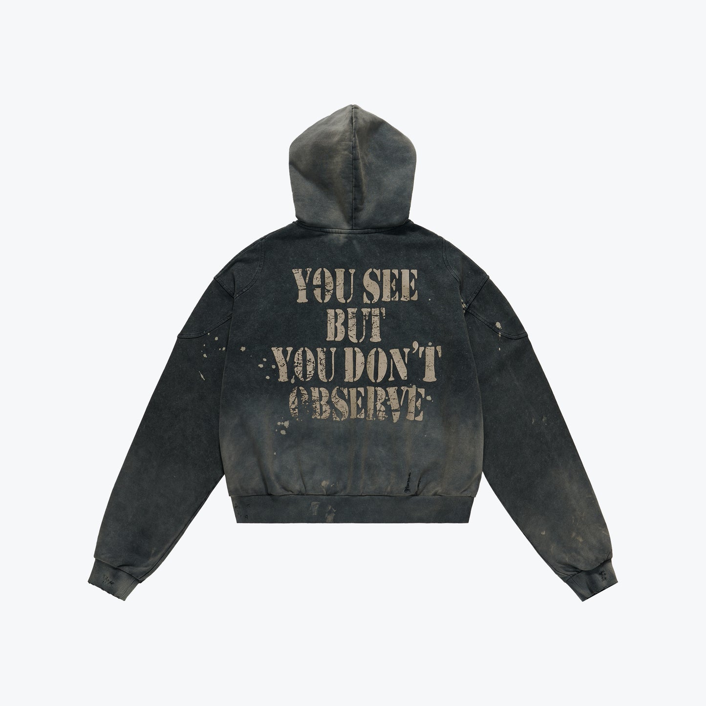 
                  
                    Sulfur Dye Wash Zip Jacket Coal Black【M25-52CB】
                  
                