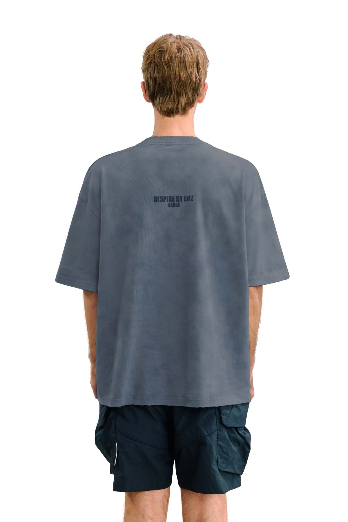 
                  
                    Washed Text Slogans SS Fade Blue【M26-T06FB】
                  
                