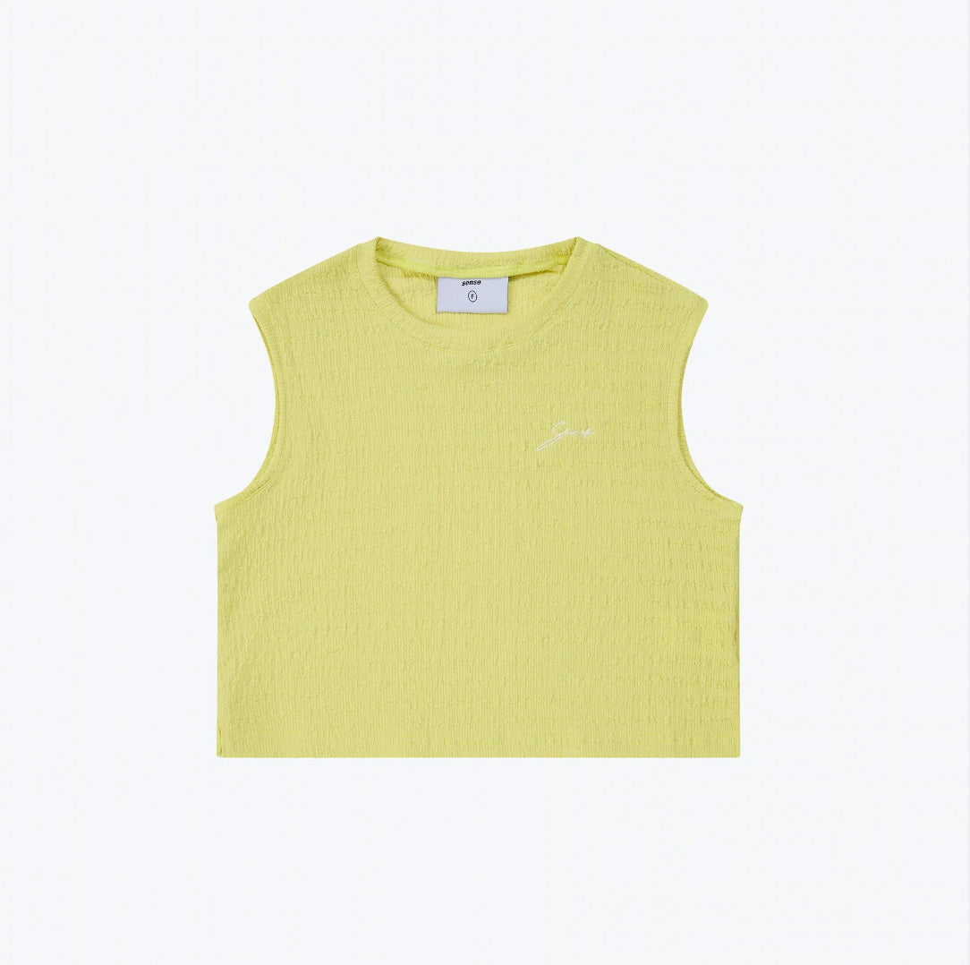 
                  
                    Seersucker Vest Lime Green【L23-23GN】
                  
                