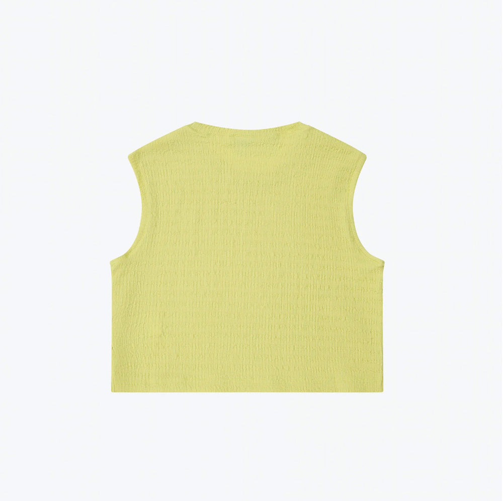 
                  
                    Seersucker Vest Lime Green【L23-23GN】
                  
                