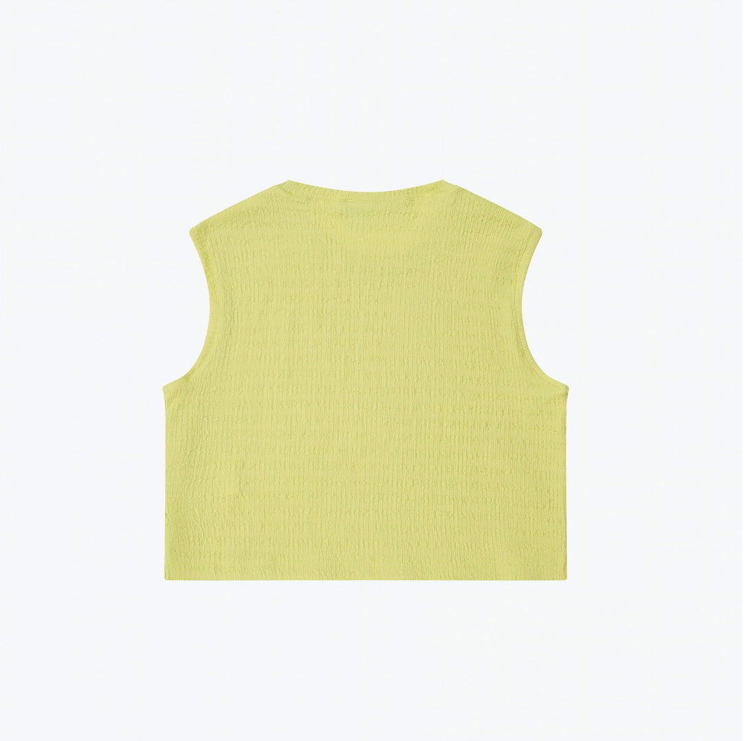 
                  
                    Seersucker Vest Lime Green【L23-23GN】
                  
                