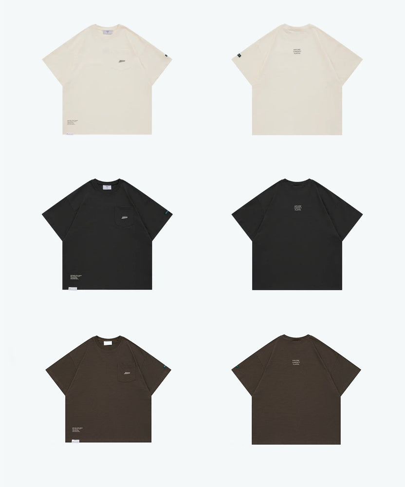 
                  
                    Slub Cotton Pocket SS Dark Grey【M23-T08DG】
                  
                