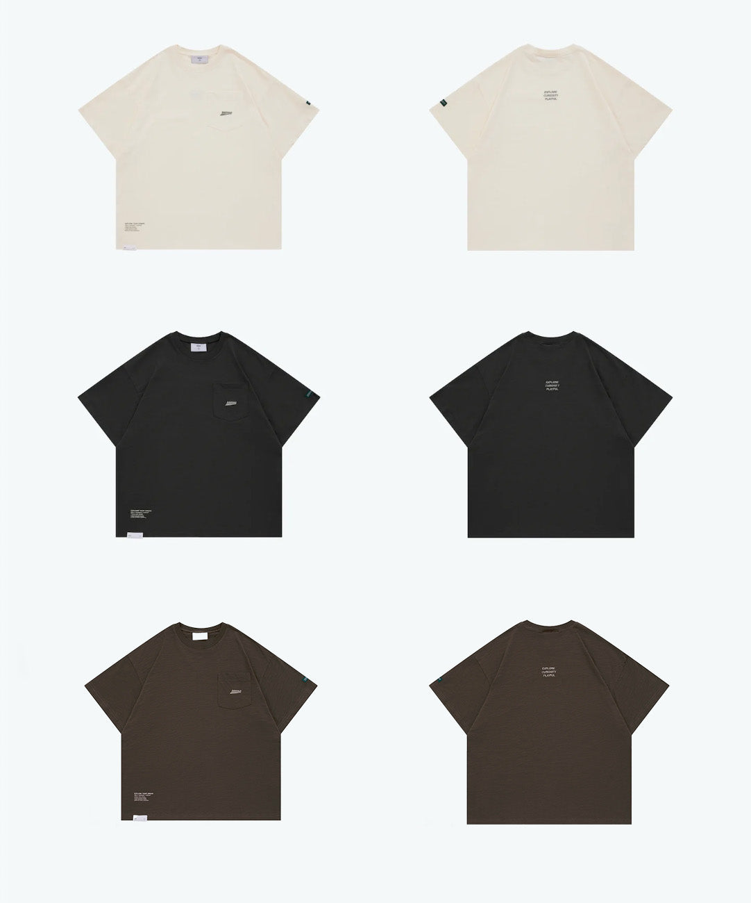 
                  
                    Slub Cotton Pocket SS Dark Grey【M23-T08DG】
                  
                