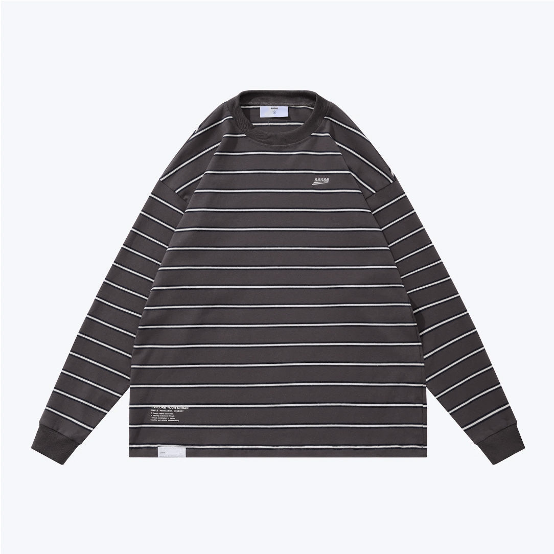 
                  
                    Stripe LS Top Grey【M23-T14GY】
                  
                