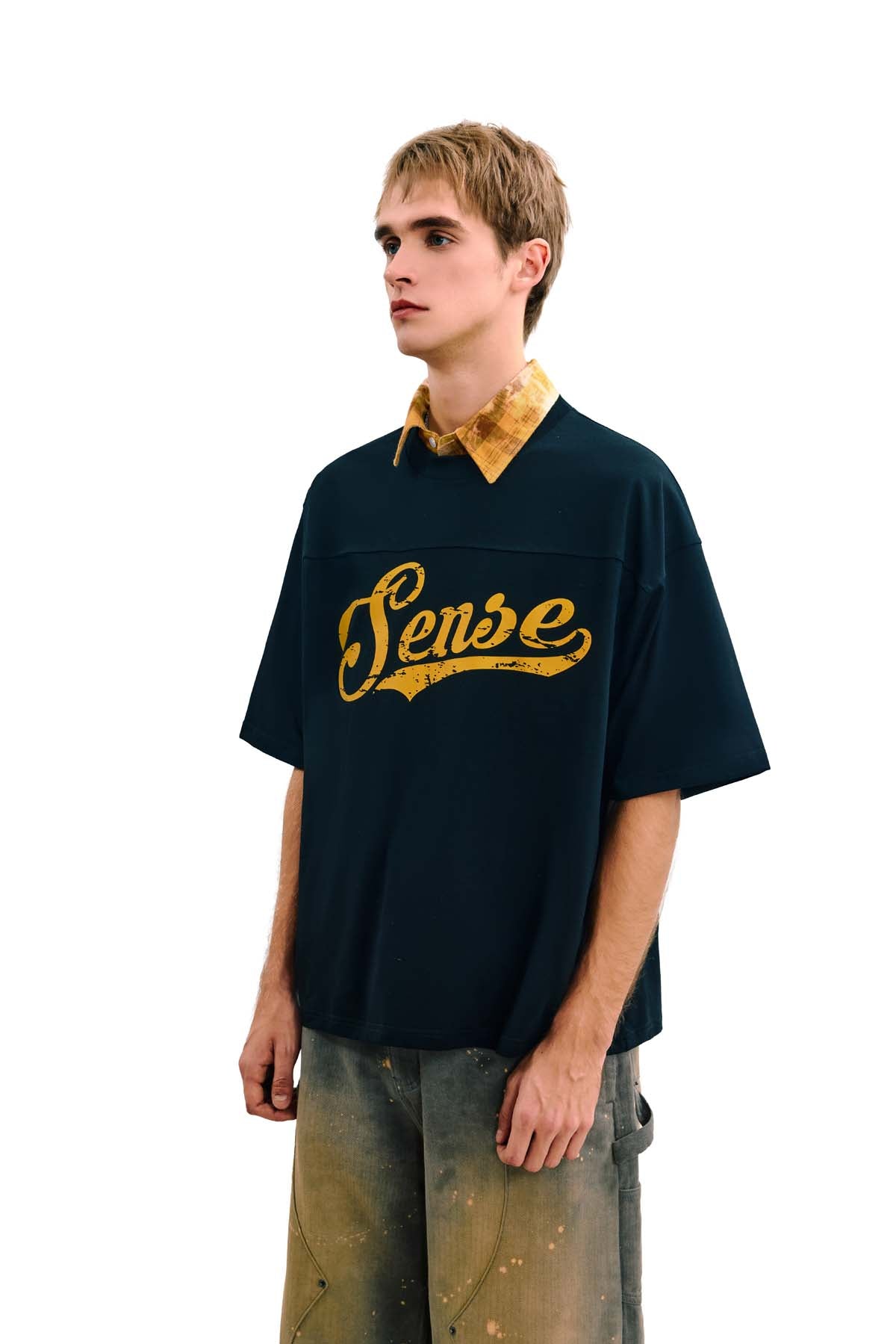 
                  
                    Sense Jersey SS Black【M26-T03BK】
                  
                