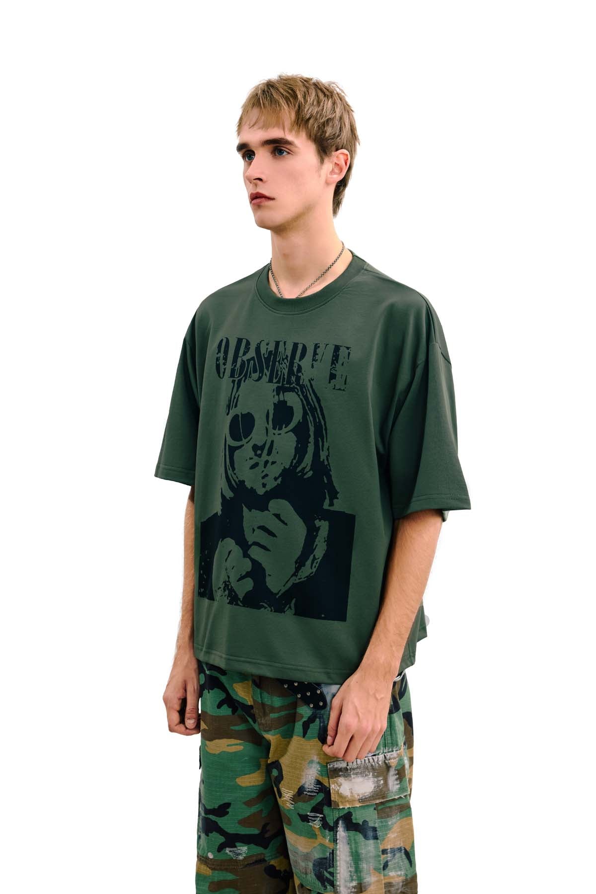 
                  
                    Observe Mask Graphic SS Olive【M26-T01OL】
                  
                