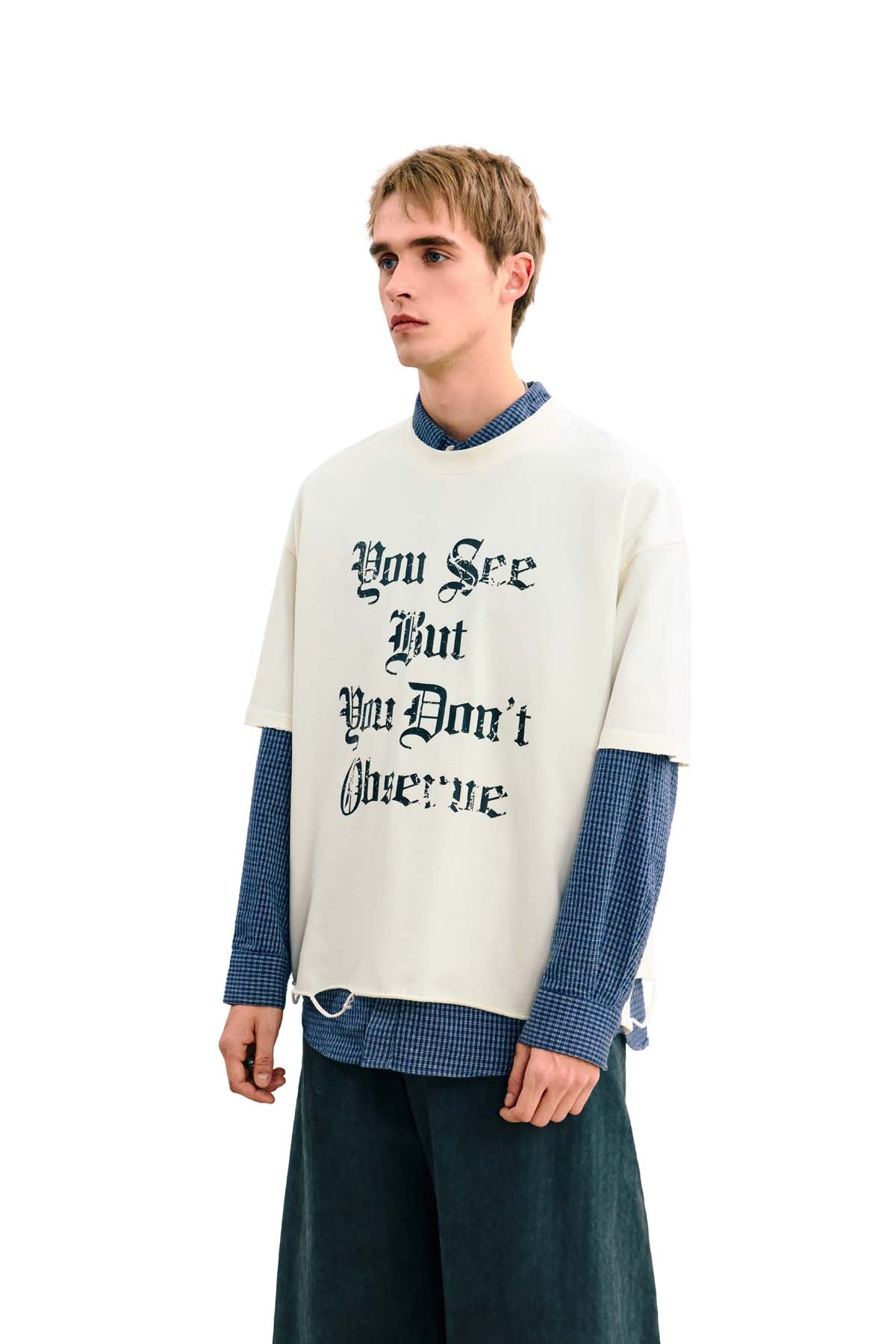 
                  
                    Distressed Wash SS White【M26-T04WH】
                  
                