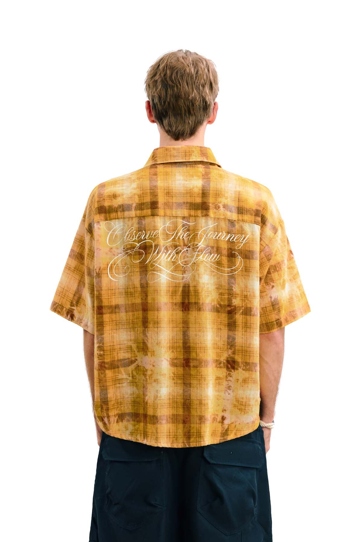 
                  
                    Boxy Washed Check Shirt Straw Yellow【M26-03SY】
                  
                