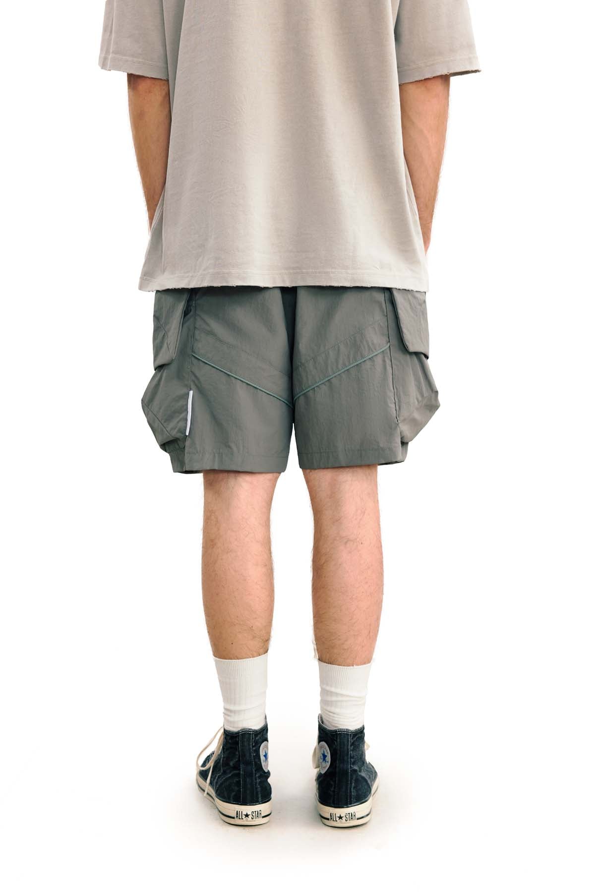 
                  
                    Hollow Pocket Shorts Olive【M26-09OL】
                  
                