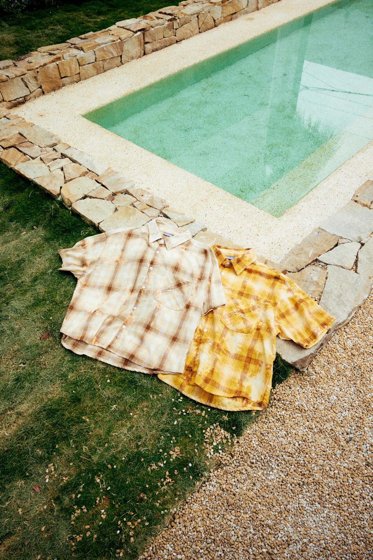 
                  
                    Boxy Washed Check Shirt Straw Yellow【M26-03SY】
                  
                