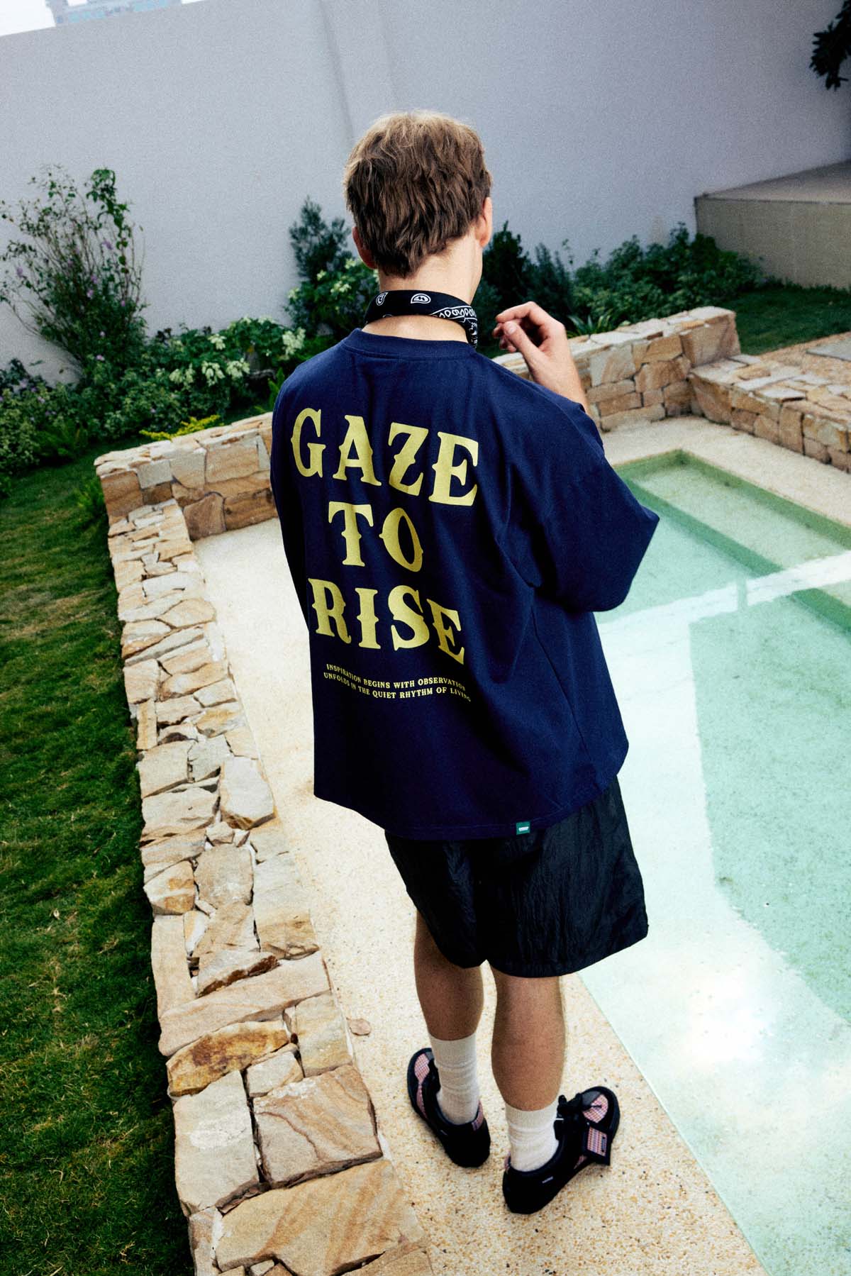 
                  
                    Gaze Graphic SS Navy【M26-T02NY】
                  
                